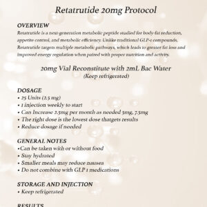 Alternative view of Retatrutide - 20mg